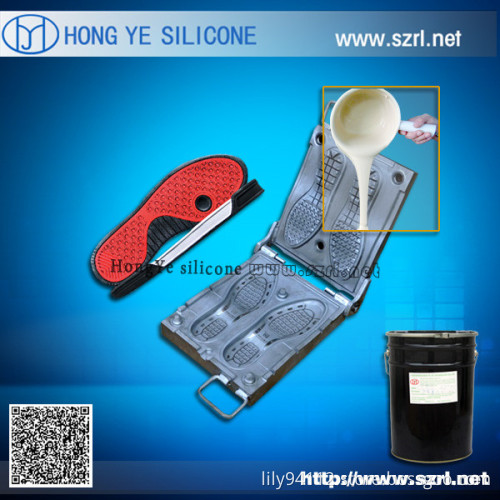 Manual silicone rubber for shoe mold making
